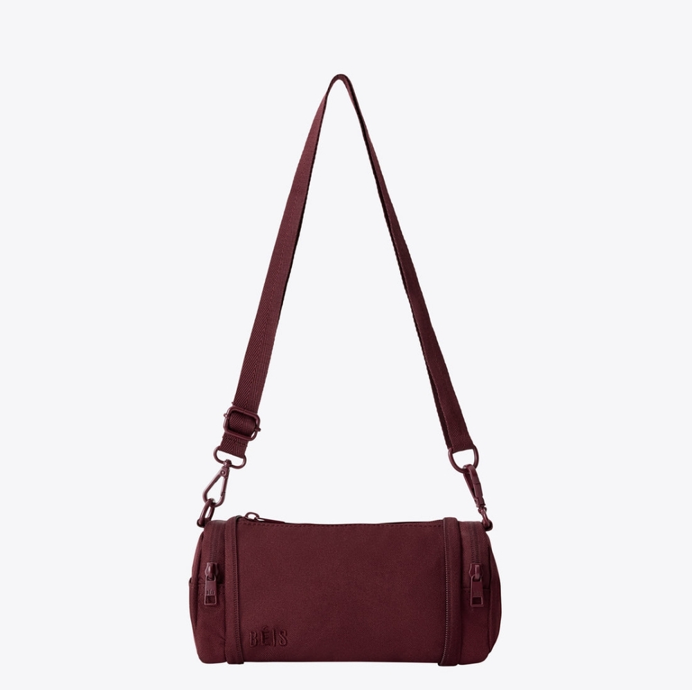 BEIS The Expandable Crossbody Charm (burgundy)